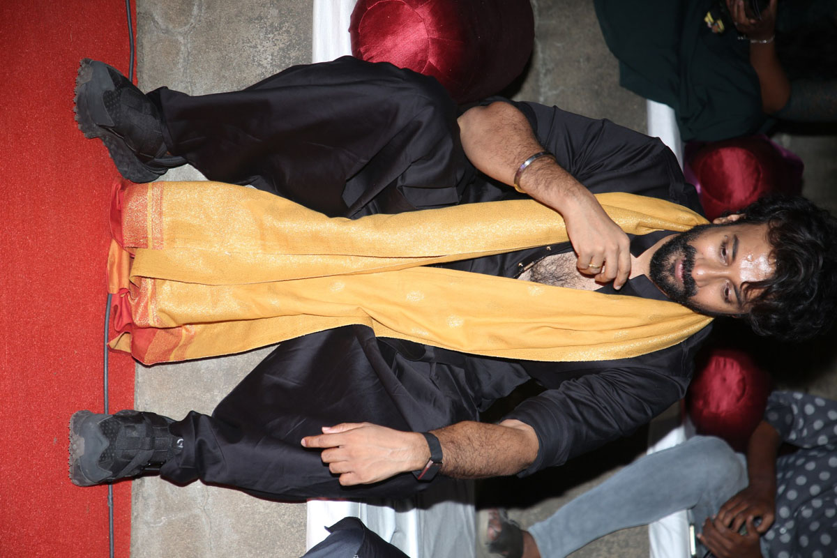 Satya Dev seated at Rao Bahadur event