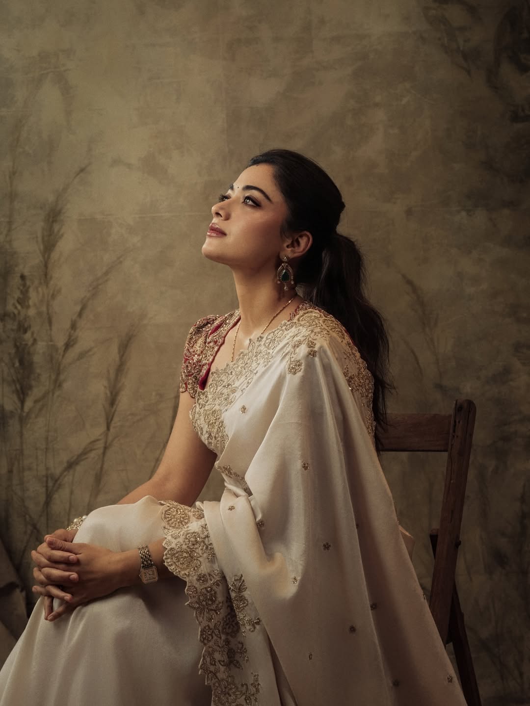 Rashmika Mandanna blending elegance with stylish playful attitude