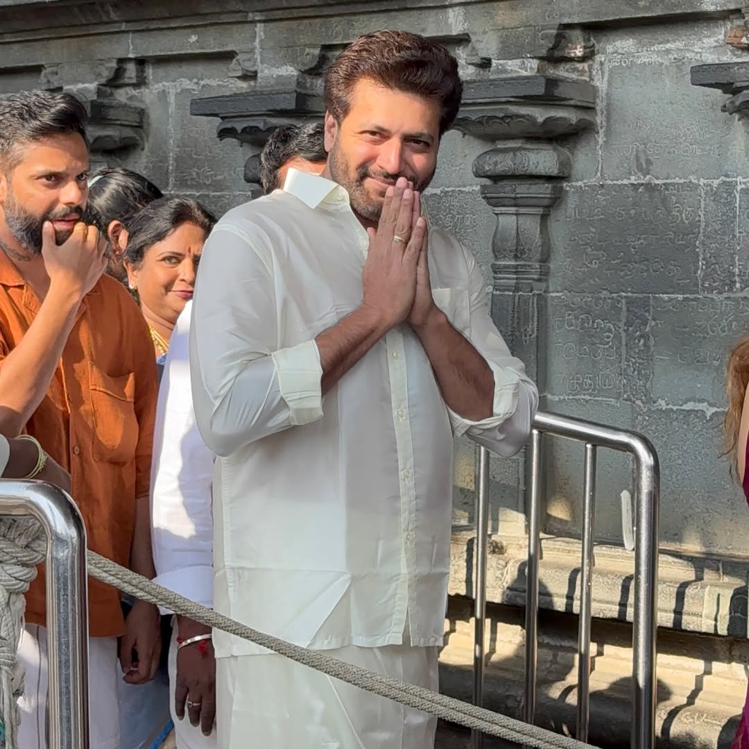 Ravi Mohan and Keneesha at Tirupati