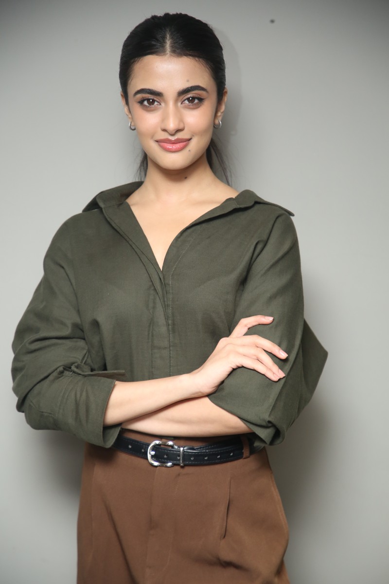 Rhea Singha olive brown power dressing confident pose
