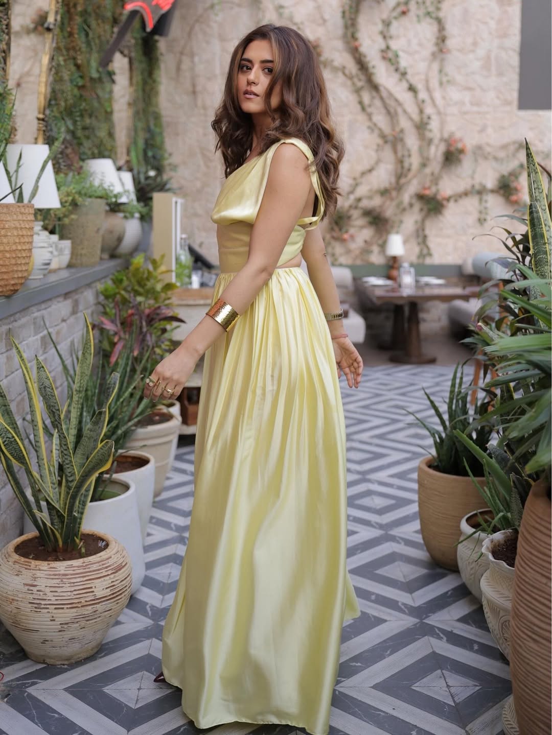 Ridhi Dogra in chic yellow gown with radiant style