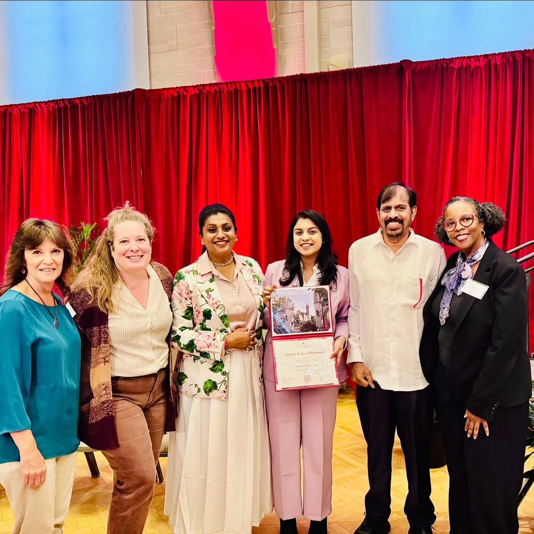 Roja Selvamani Proud as Daughter Anshu Malika Wins Prestigious Award – Photos Go Viral