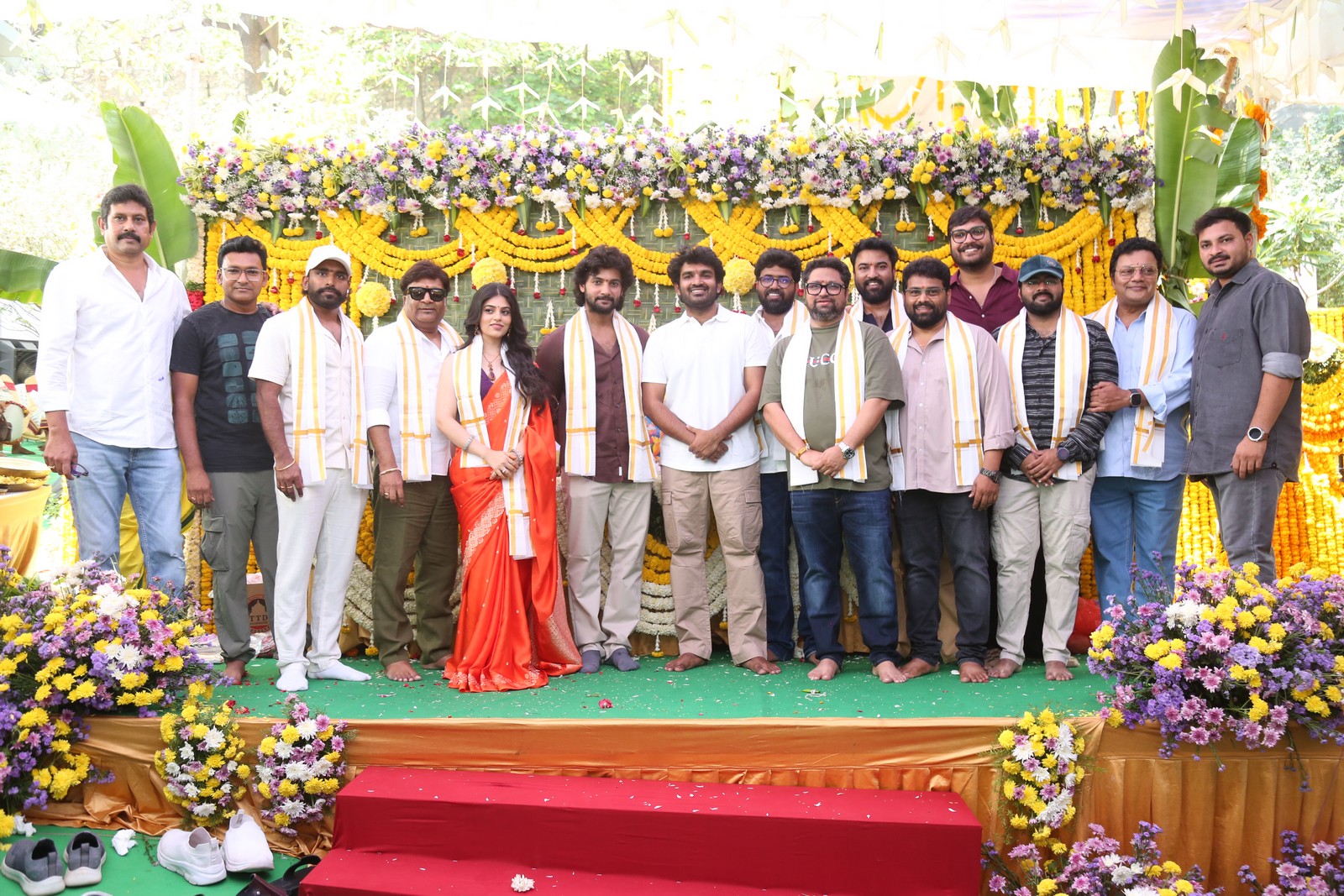 Saira Banu team group photo opening ceremony