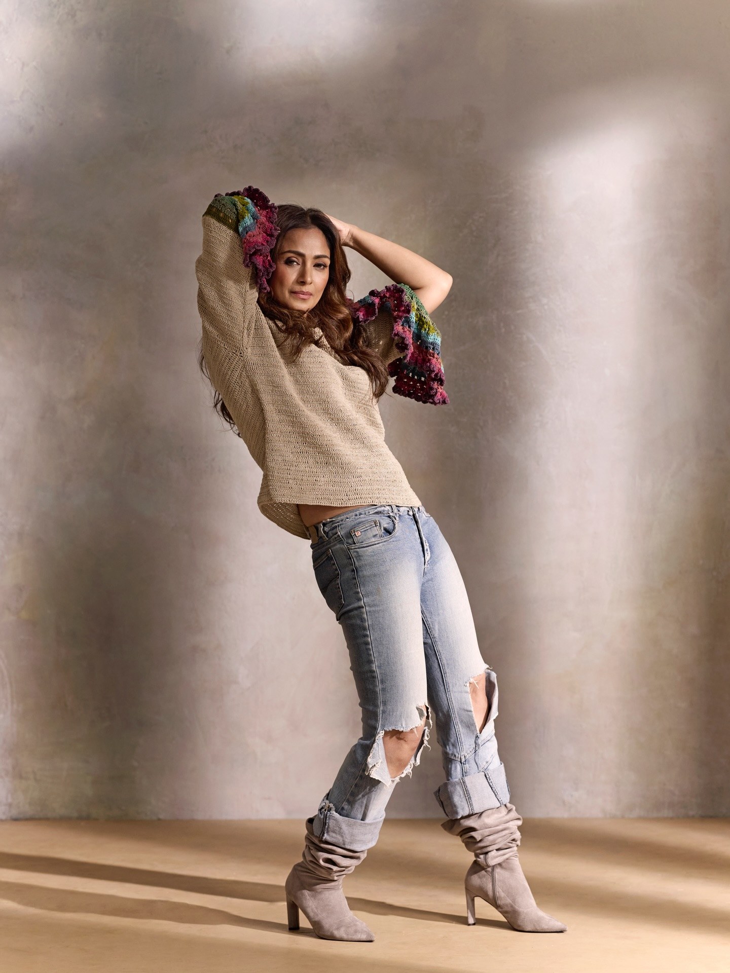 “Simran in Spotlight: Latest Photos of 90s Star Go Viral Online”