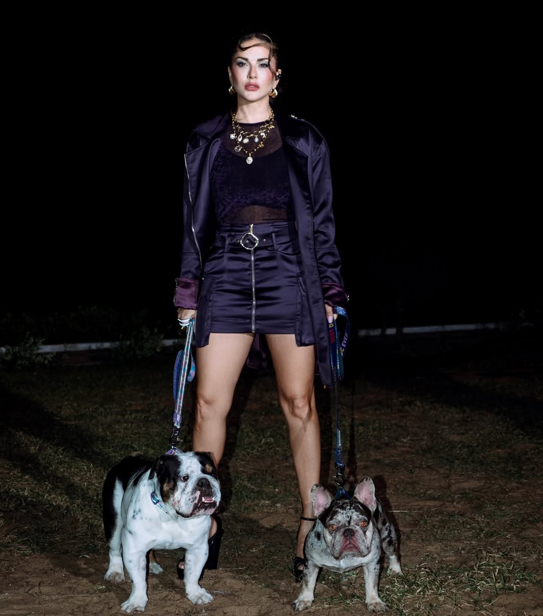 Sunny Leone high fashion fierce confident stylish pose