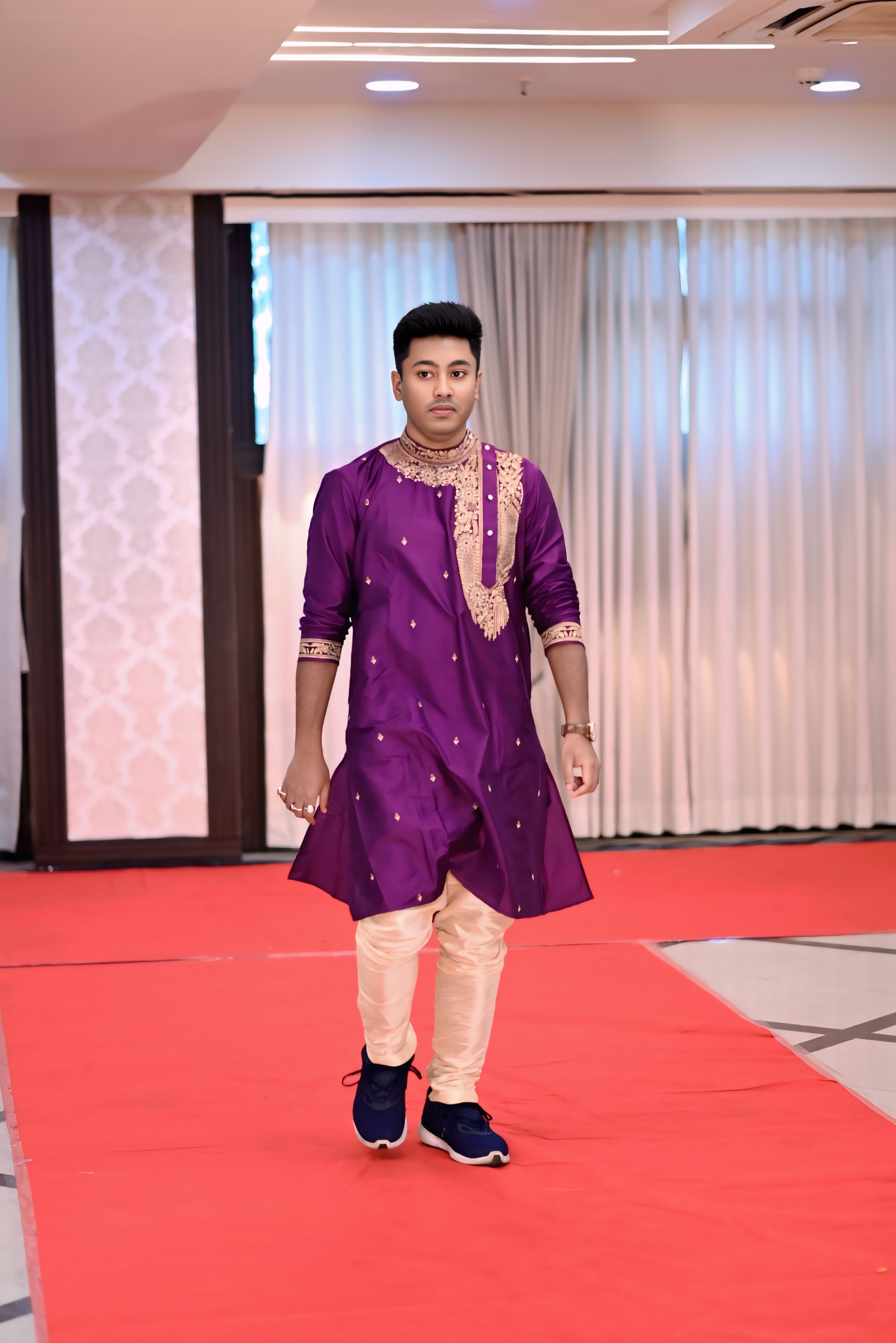 Susovan Sonu Roy traditional modern fusion outfit