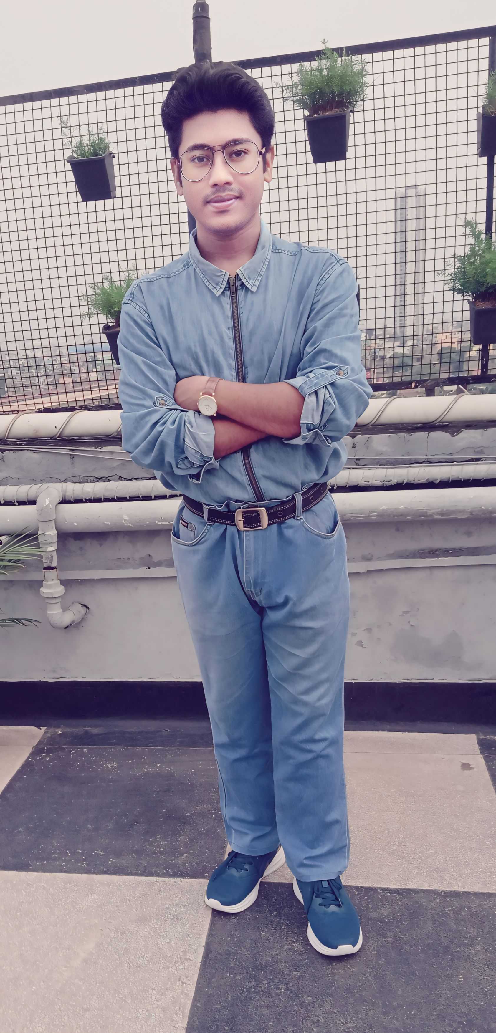 Susovan Sonu Roy denim vintage modern confident style
