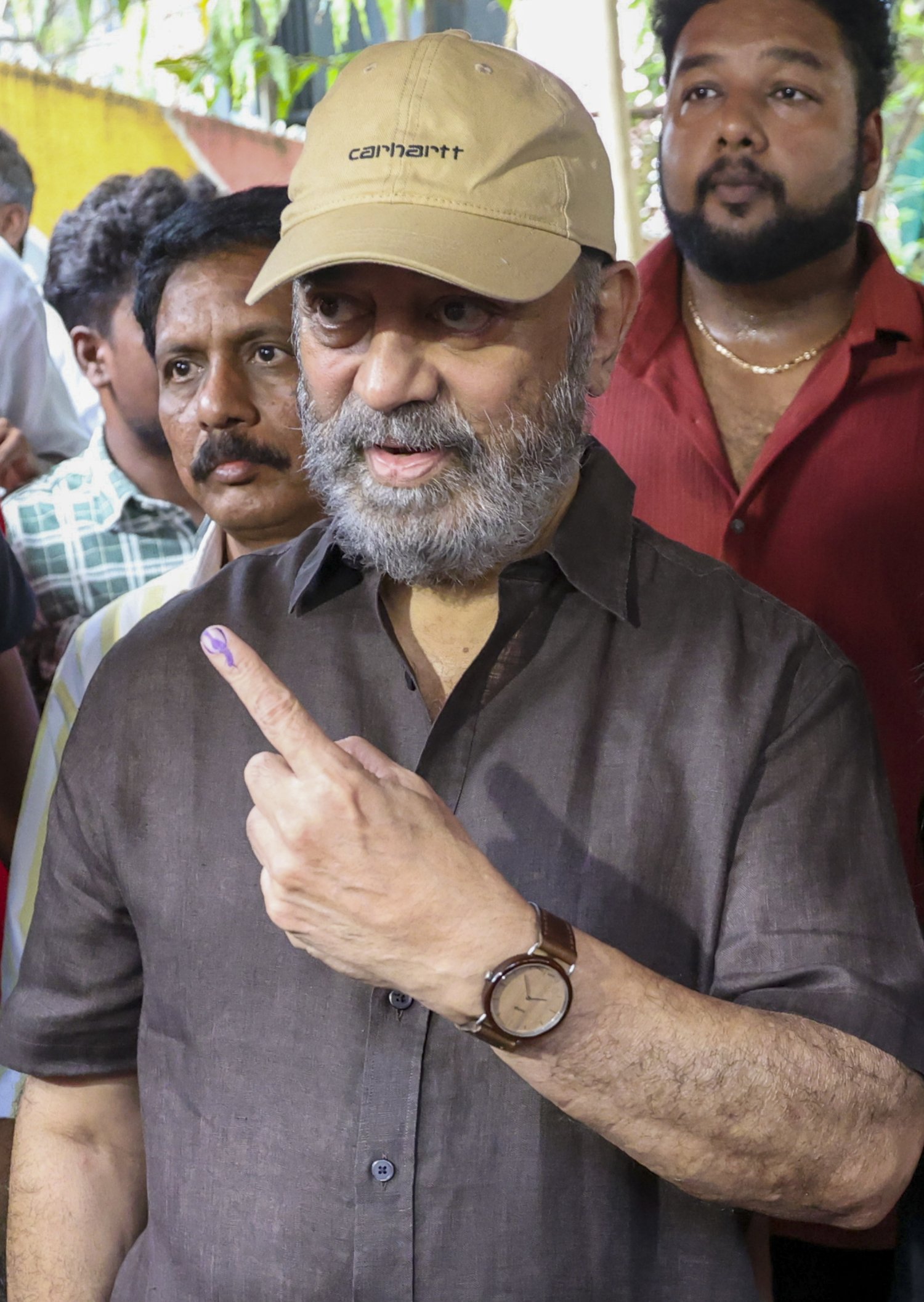 Kamal Haasan Casts His Vote