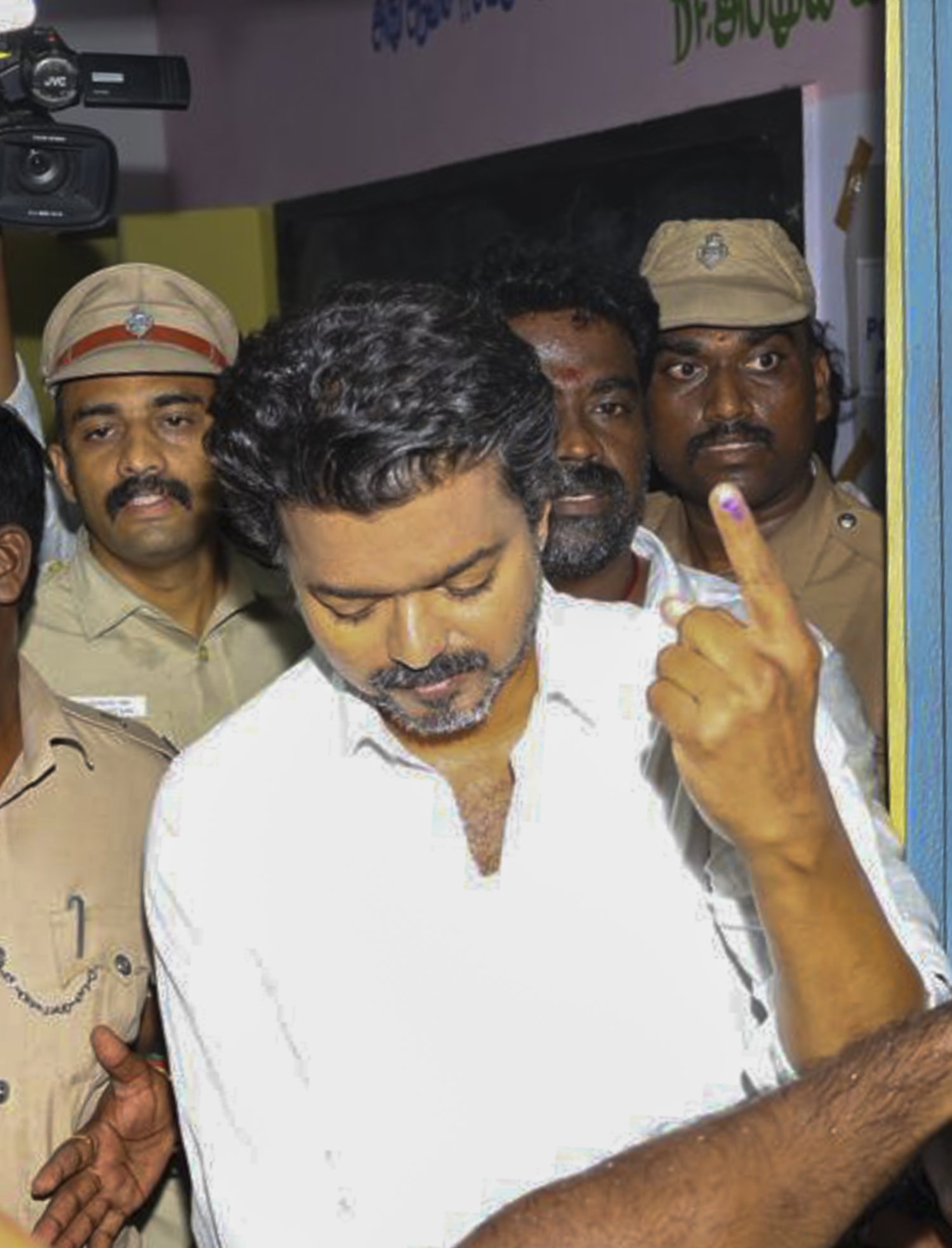 Vijay Casts Vote in Chennai