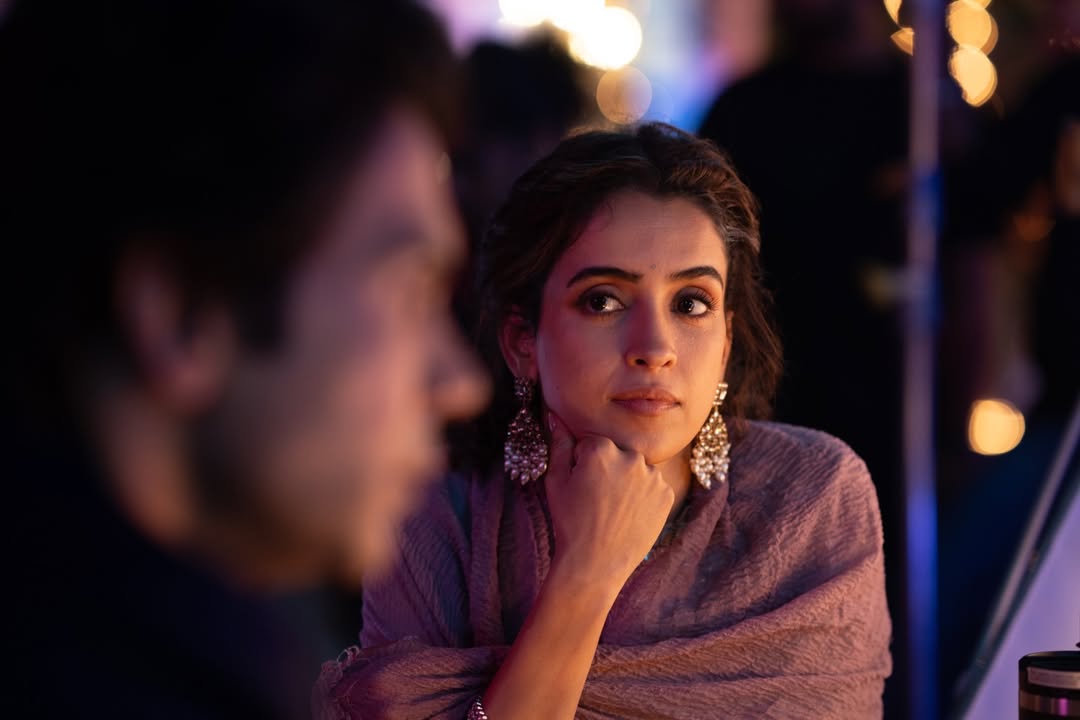 Sanya Malhotra intense look Toaster movie still