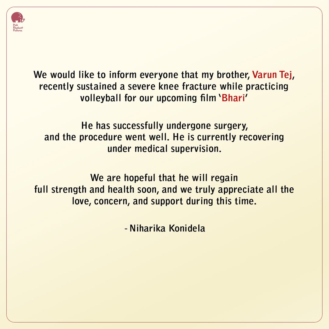 Niharika Konidela Shares Health Update