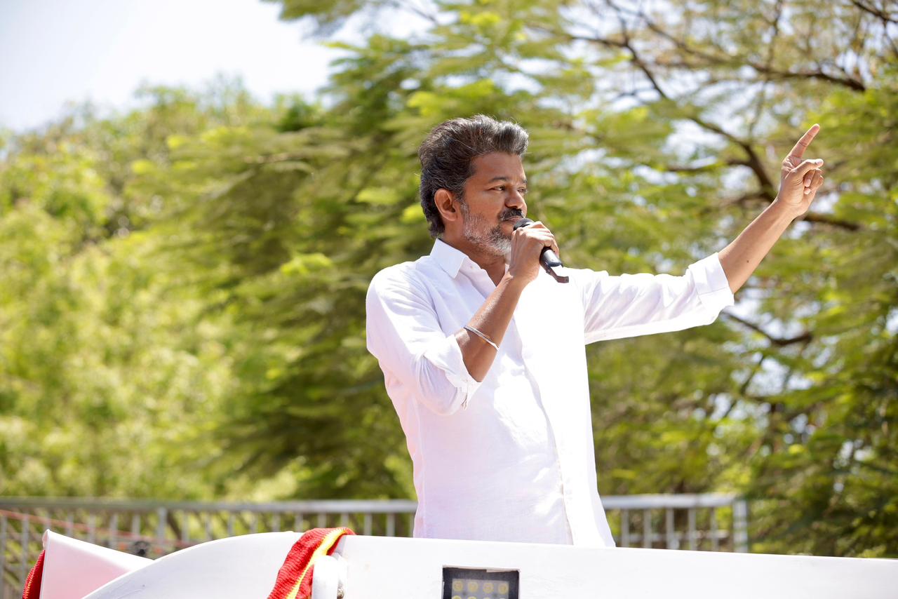 Vijay Trichy Rally photos