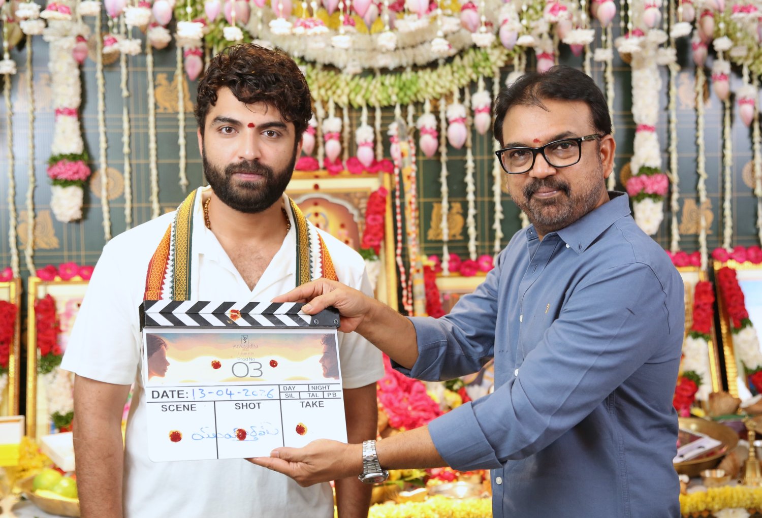 Muhurat shot ceremony of Vishwak Sen’s new movie being performed