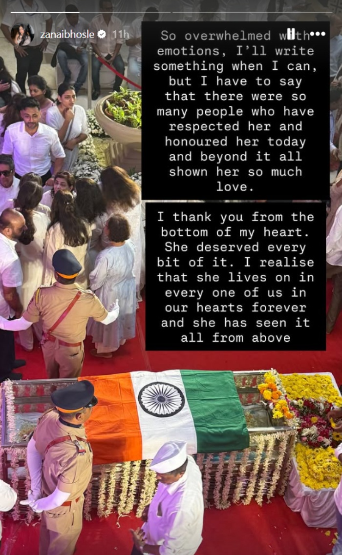Zanai Bhosle’s Heartfelt Message Goes Viral