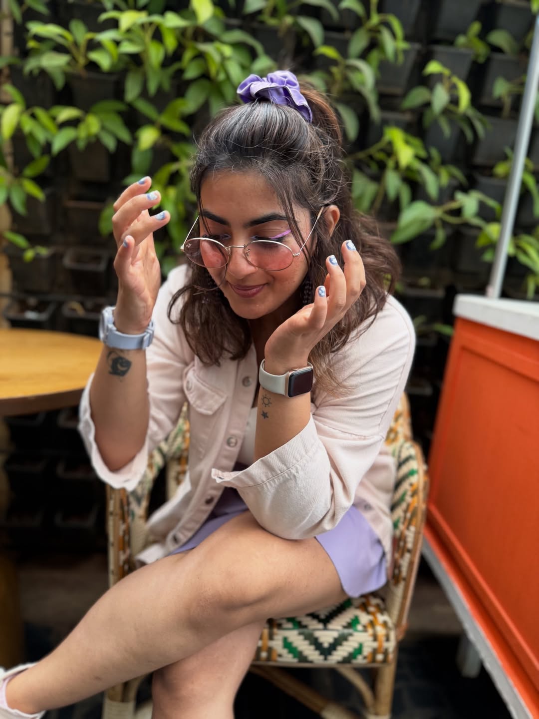 Zayn Marie Khan stylish nails fashion detail