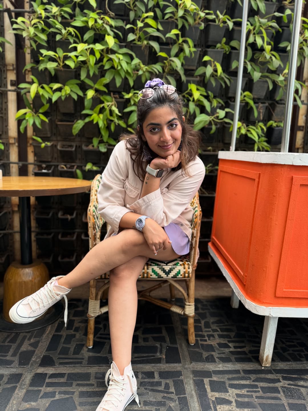 Zayn Marie Khan casual chic sneakers look