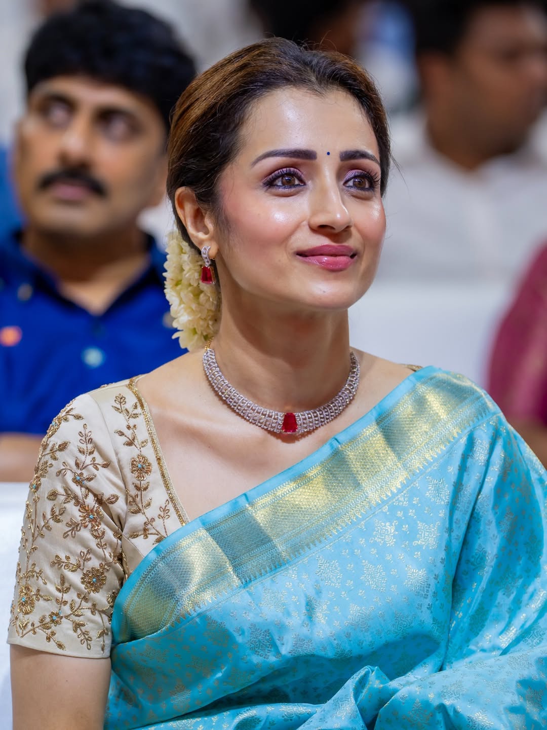 A Historic Moment: Photos of Trisha graces the swearing-in of CM Vijay