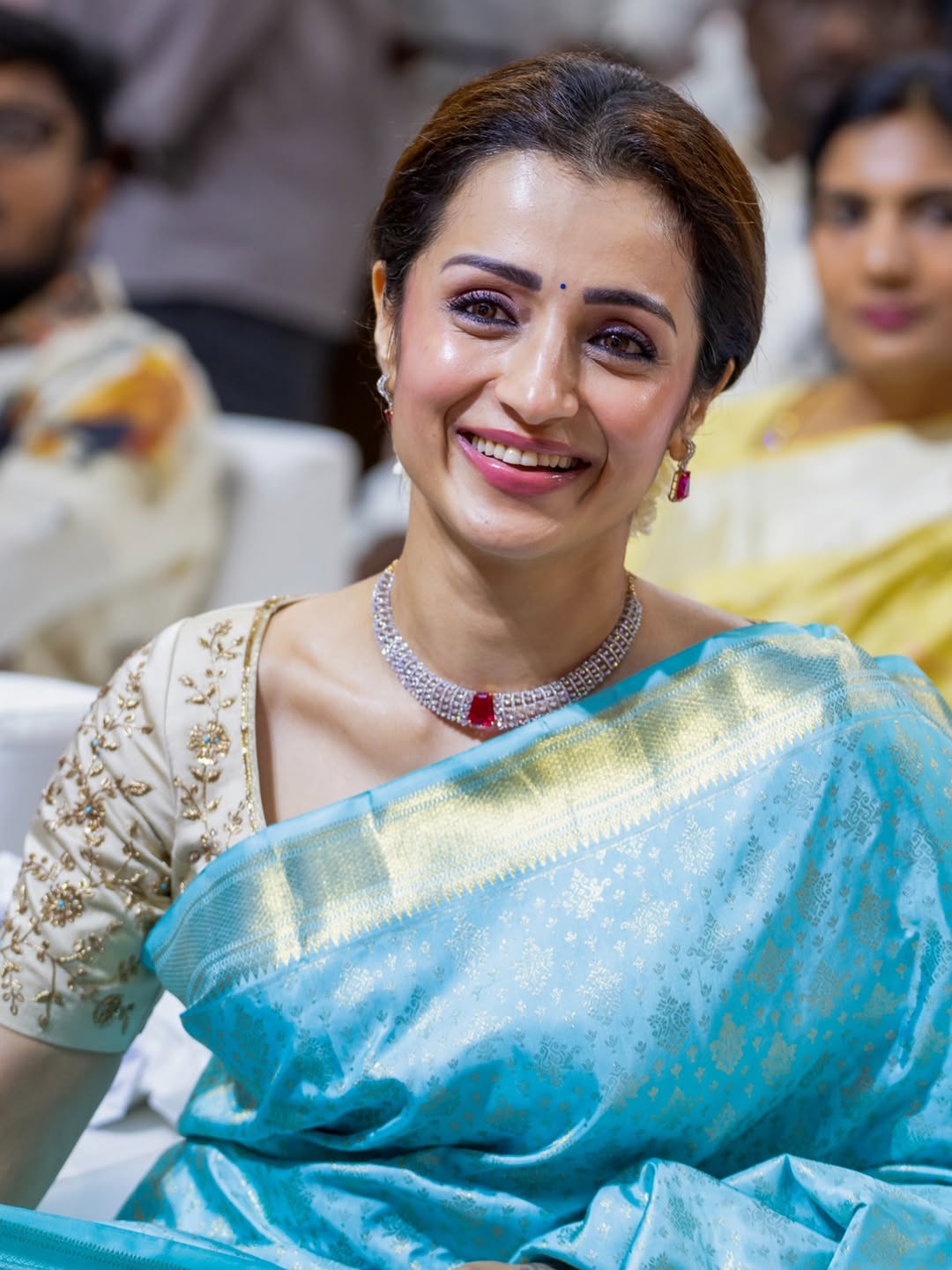 A Historic Moment: Photos of Trisha graces the swearing-in of CM Vijay