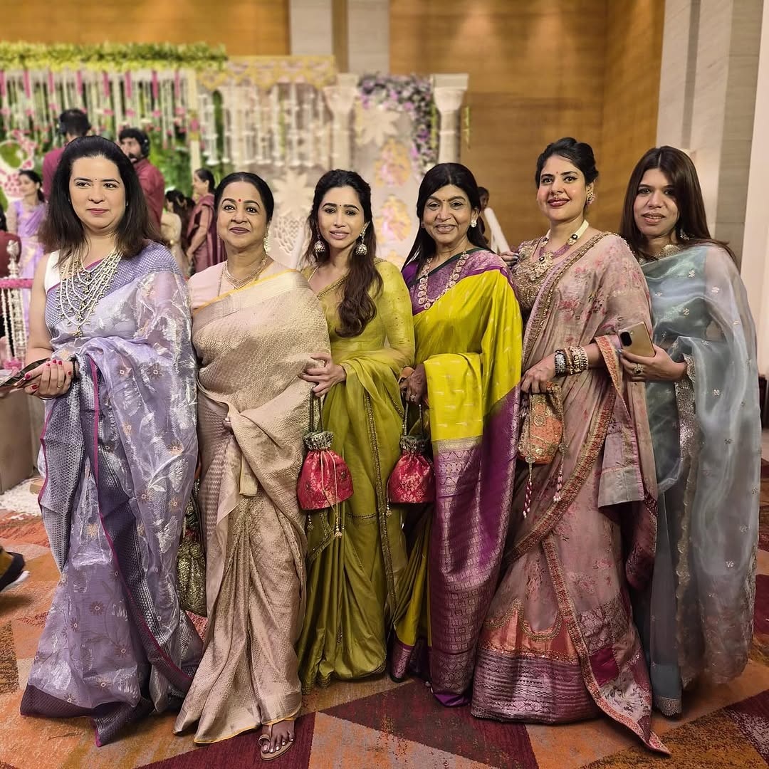 Aarthi Ravi Attends Diya Vijayakumar’s Baby Shower, Photos Go Viral