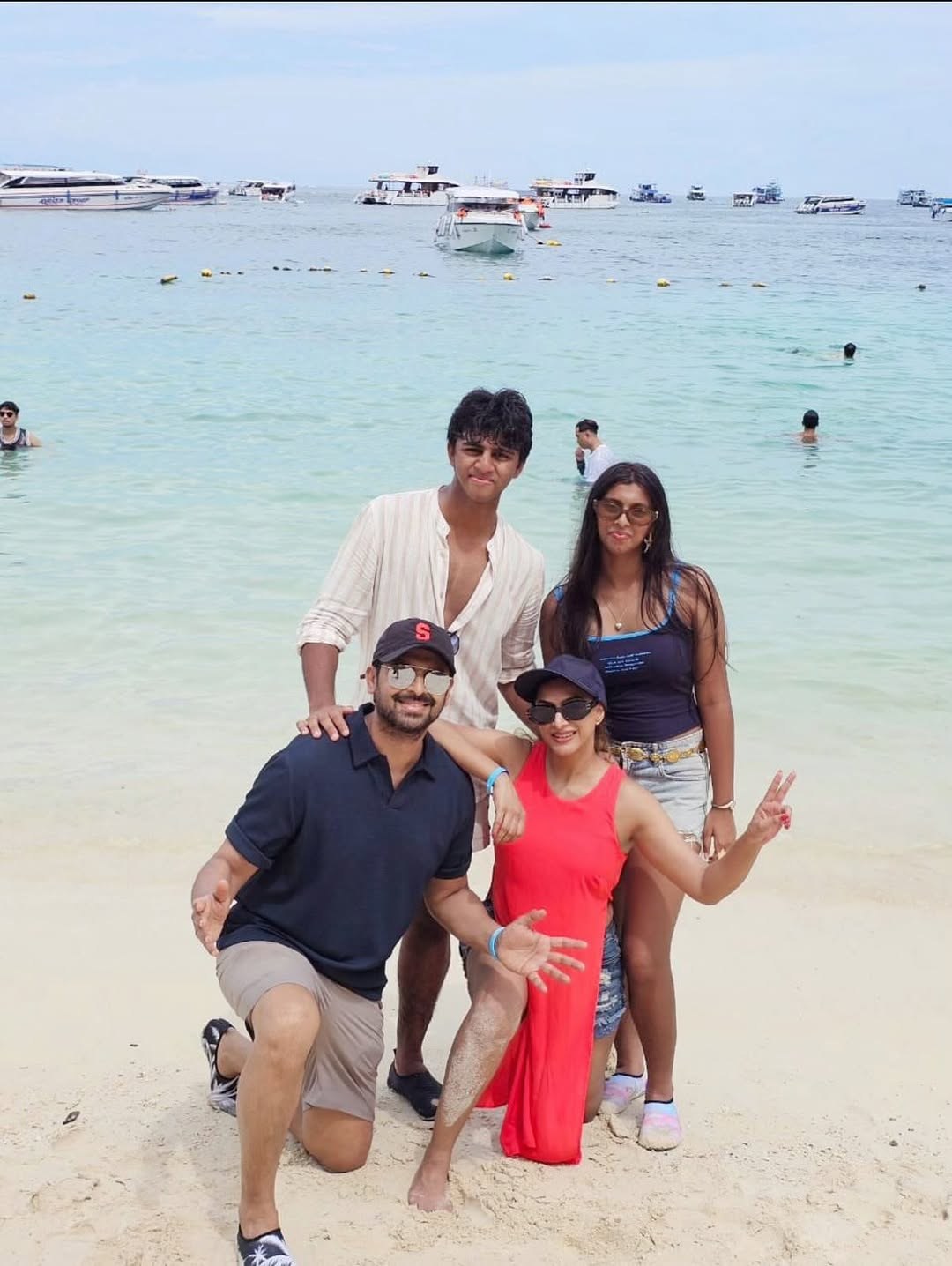 Actor Srikanth’s Latest Family Photos From Abroad Go Viral on Social Media
