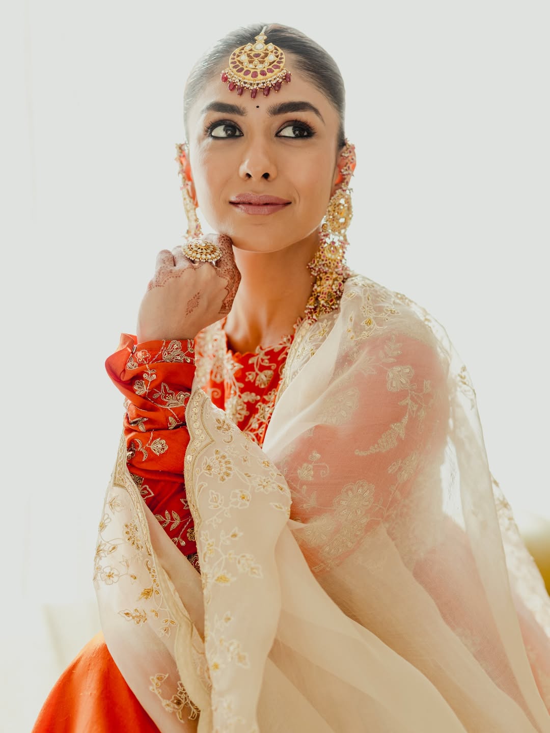 Actress Mrunal Thakur Shares Her Recent Beautiful Photo Looks Like Princes