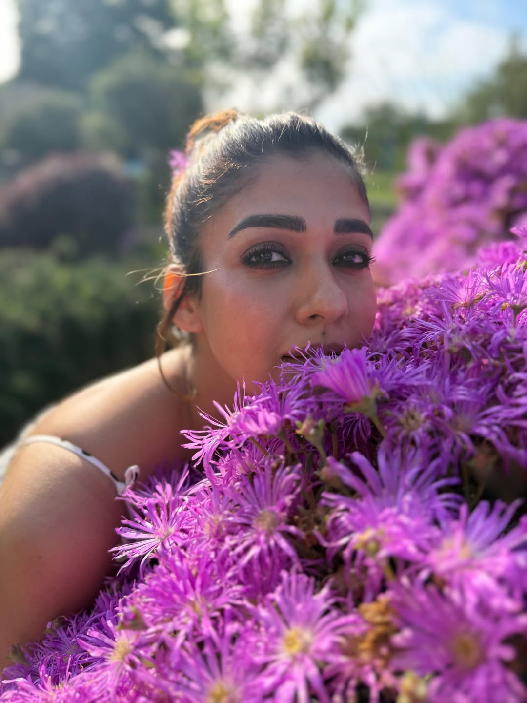 Actress Nayanthara Shares Her Very Reacent Beautiful Top Angle Photos