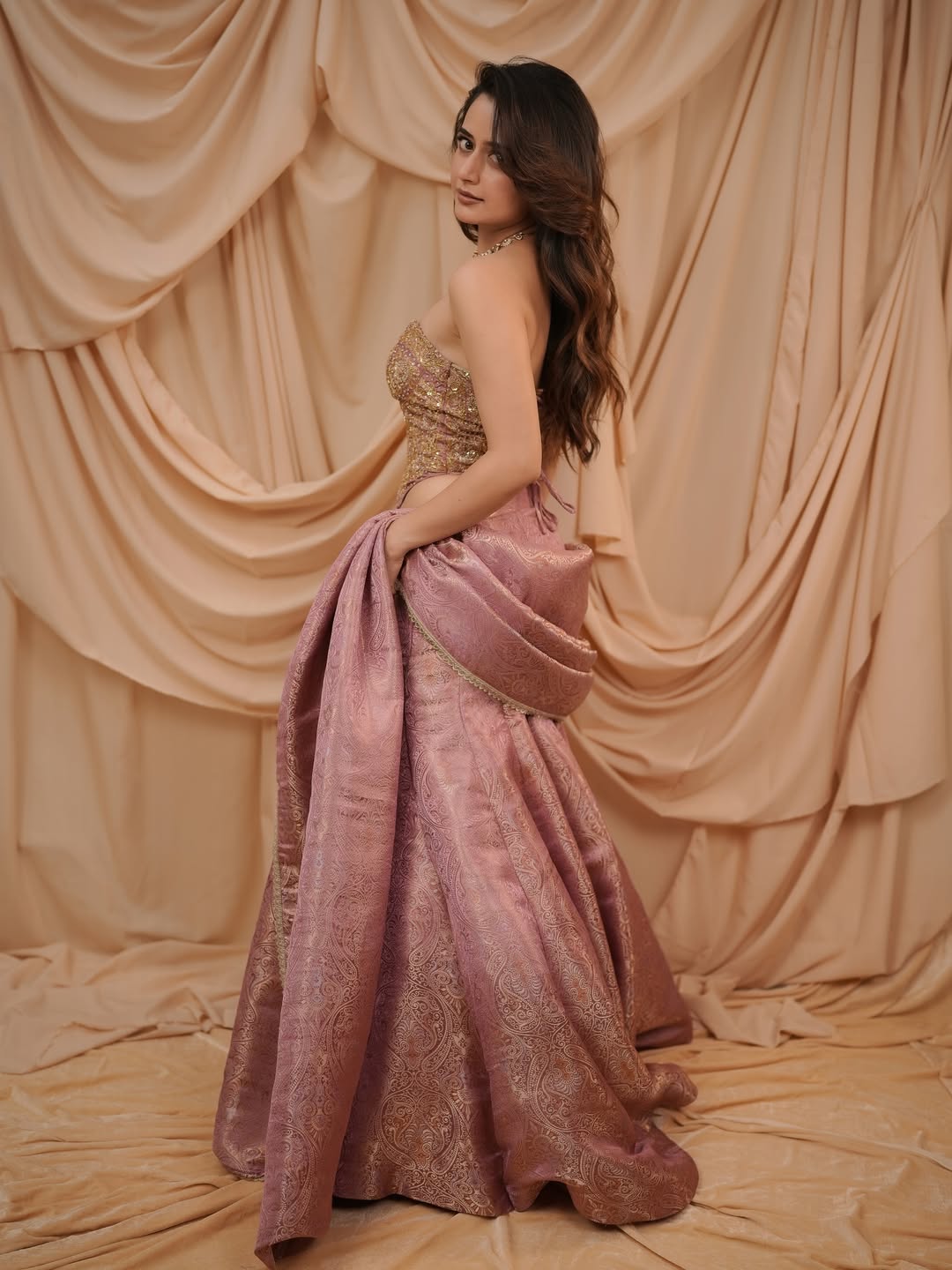 Luxurious Silk Drapes Create Timeless Appeal