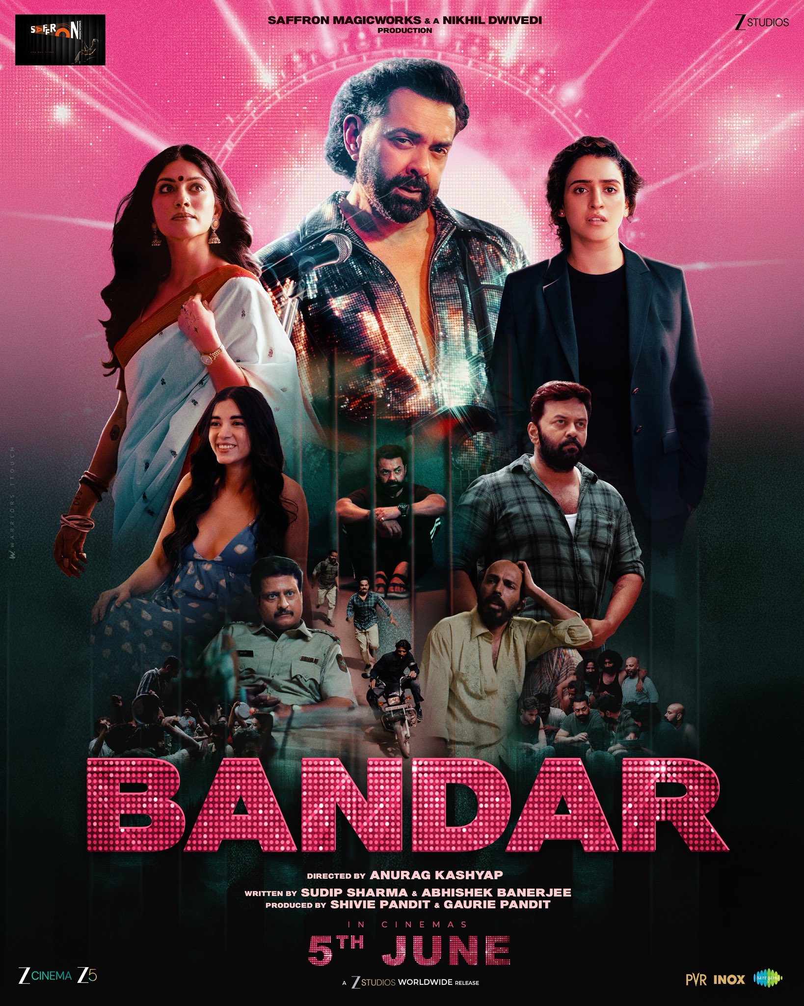 Bobby Deol and Anurag Kashyap Bandar trailer poster