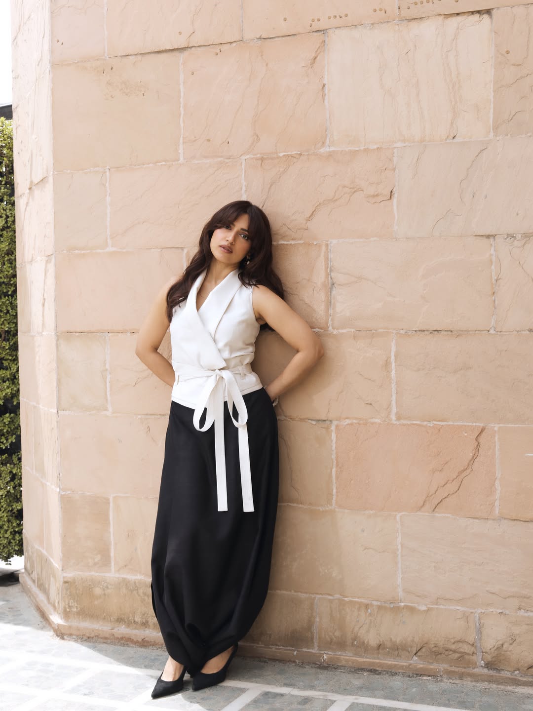 Bhumi Pednekar in monochrome power-dressing look