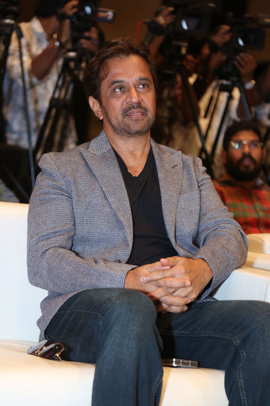 Actor Arjun seated at Blast Zone event.