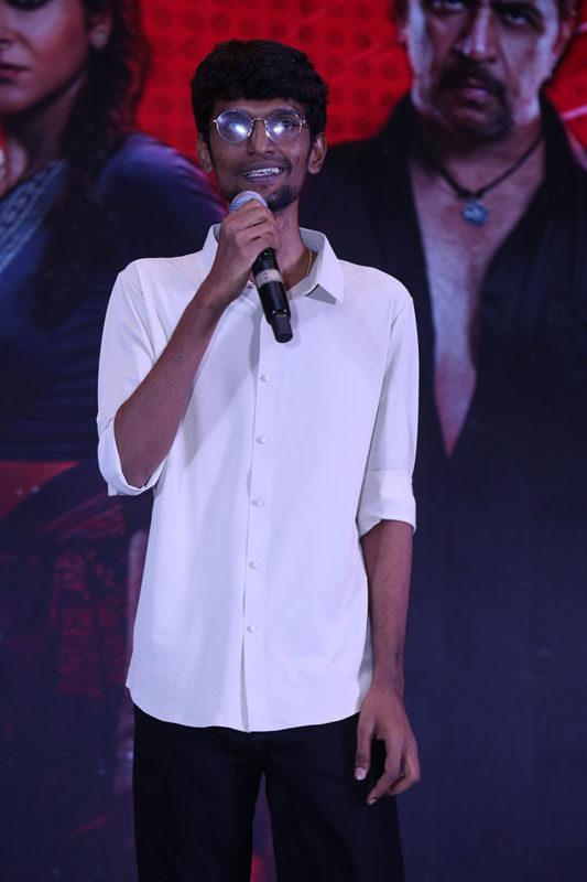 Director Subash K Raj speaking at Blast Zone event.