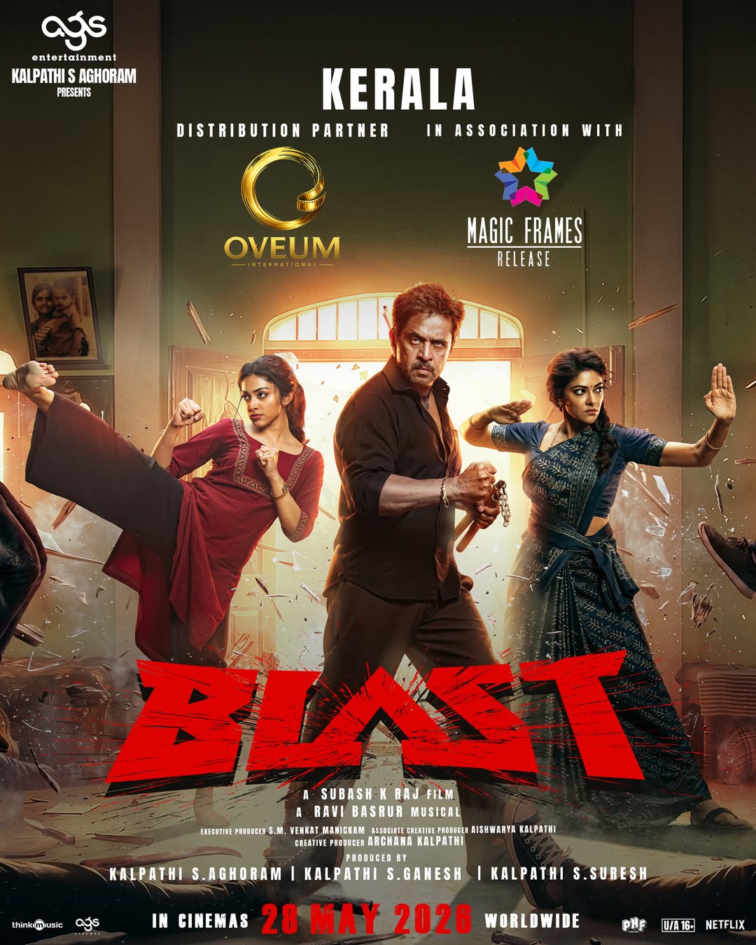 Blast Kerala theatrical distribution rights secured by Oveum International and Magic Frames