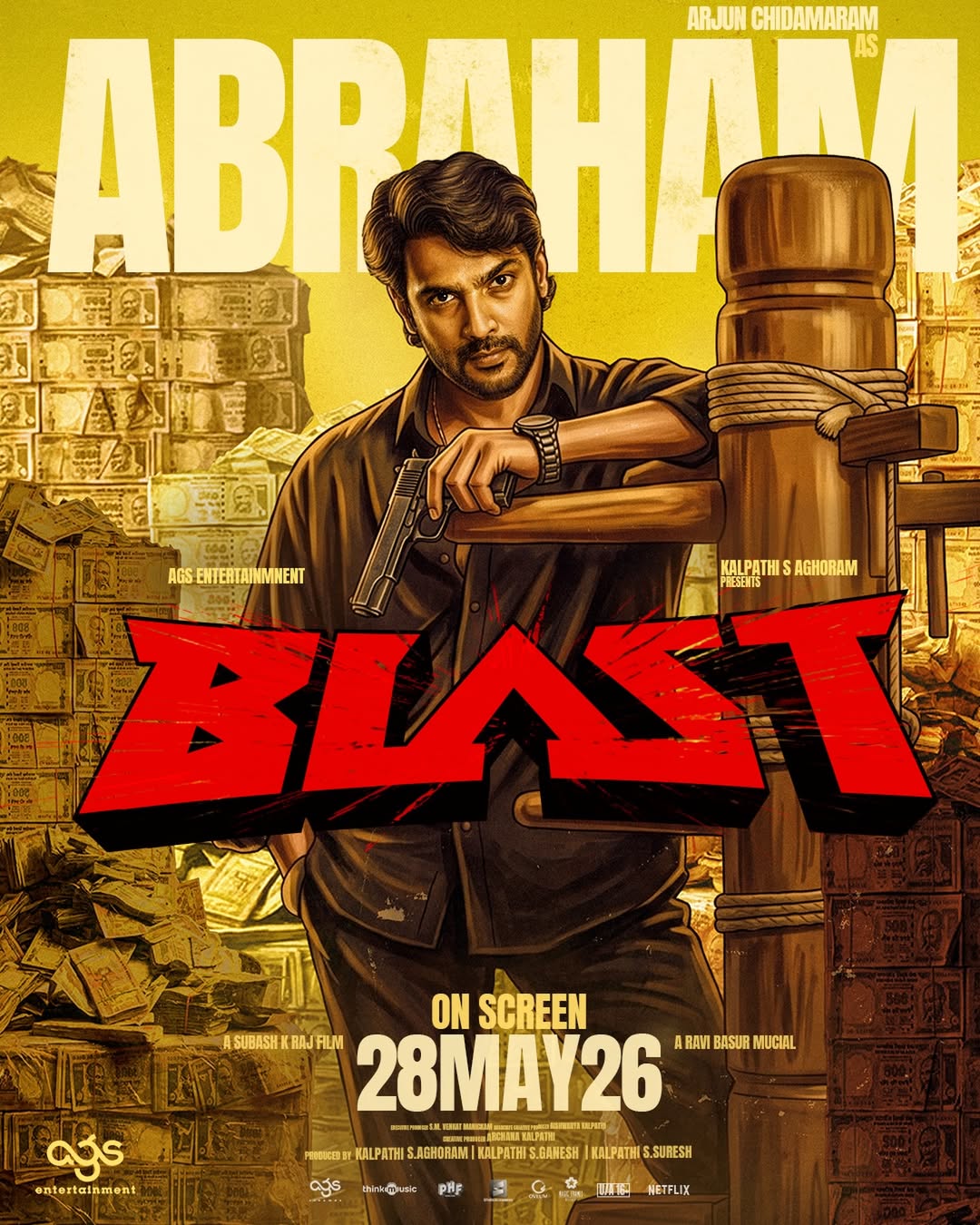 Abraham character poster in BLAST