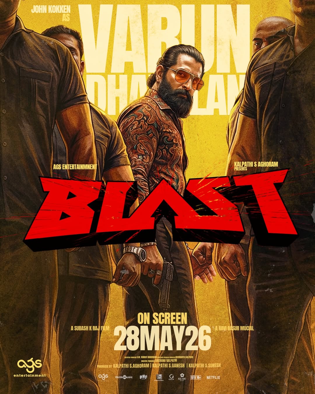 Varun Dhayalan character look from BLAST