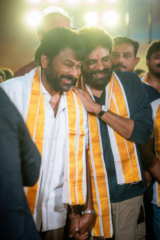 Pawan Kalyan at Chiranjeevi 158 launch