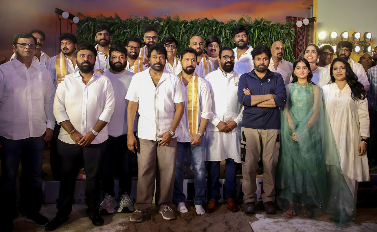 Film personalities at launch ceremony