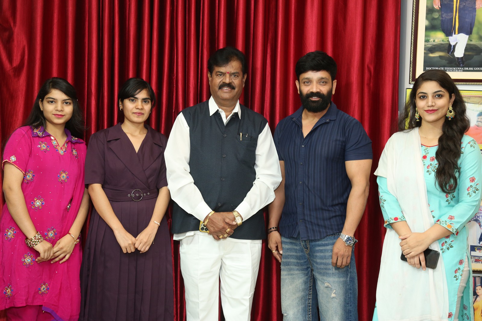 Deeksha movie team at release date press meet
