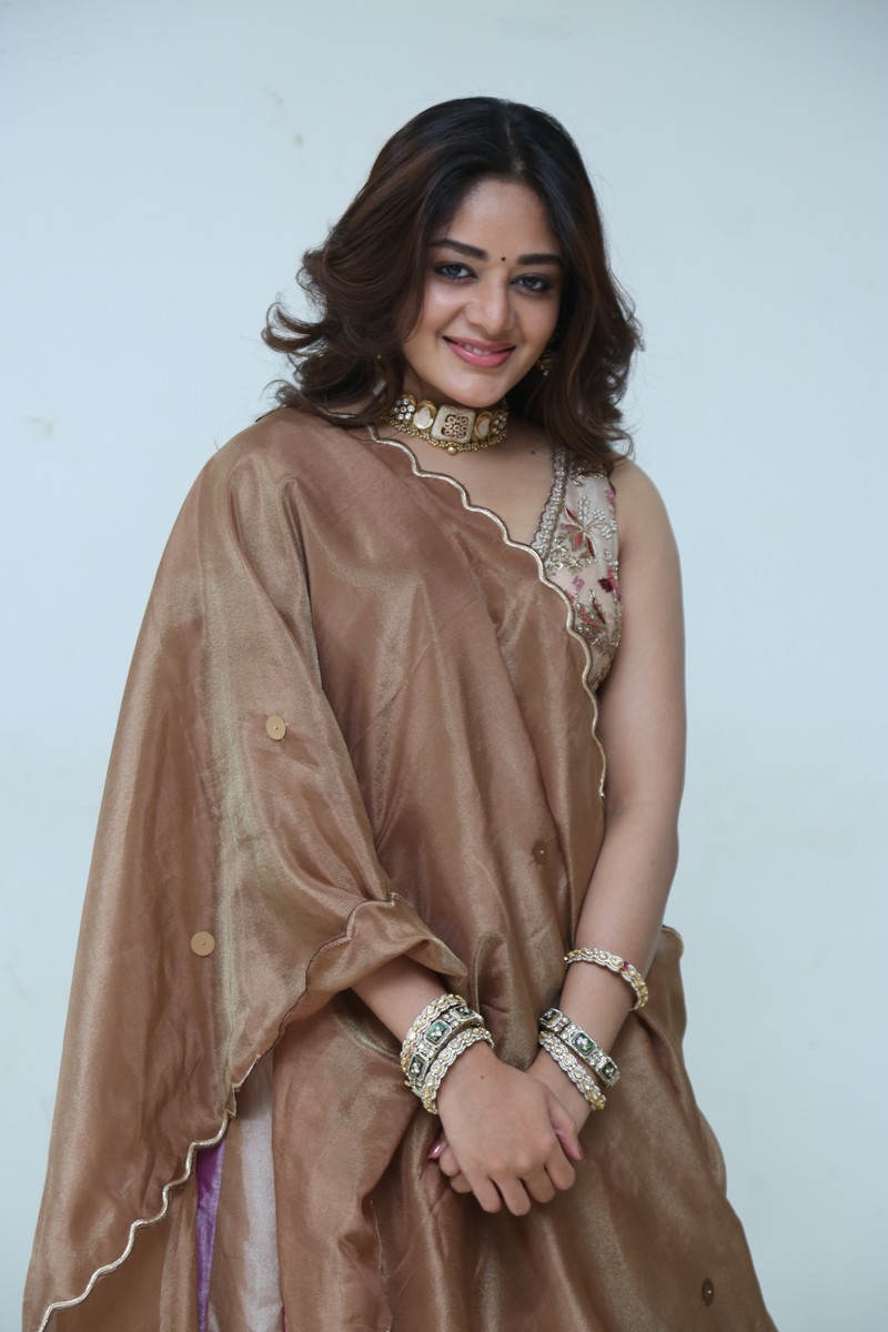 Deepshikha Chandran wearing bold traditional jewelry
