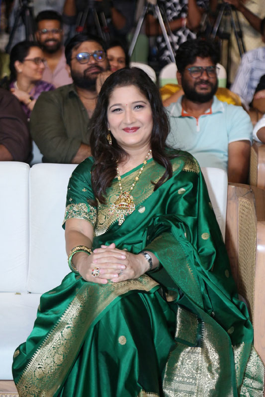 Actress Laila seated at movie event