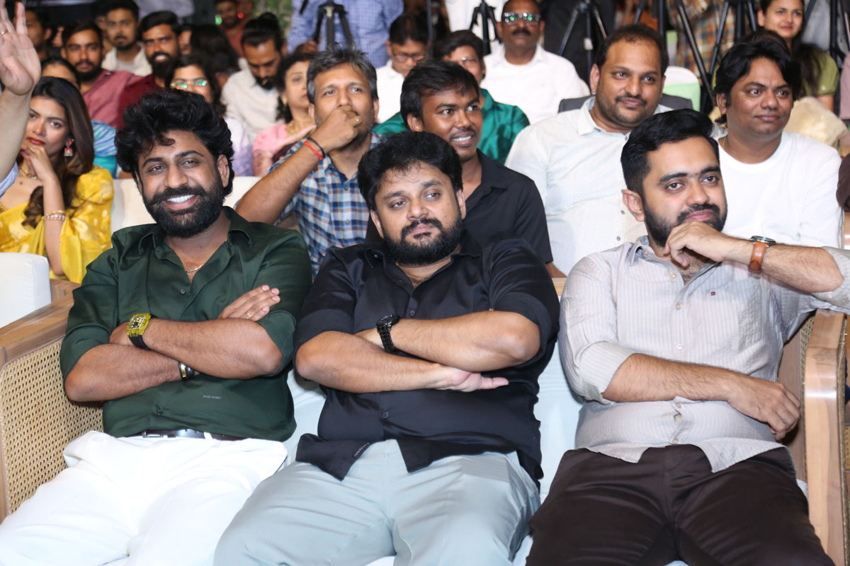 Rajkumar Kasireddy with Viva Raghav and Rohit Krishna