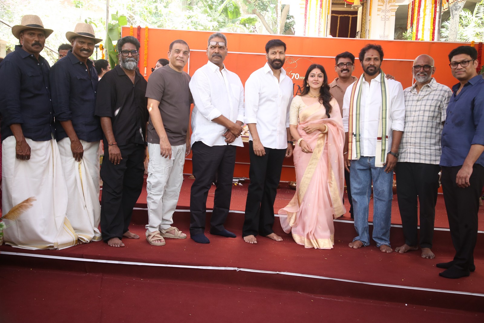 Gopichand 34 team group launch photo