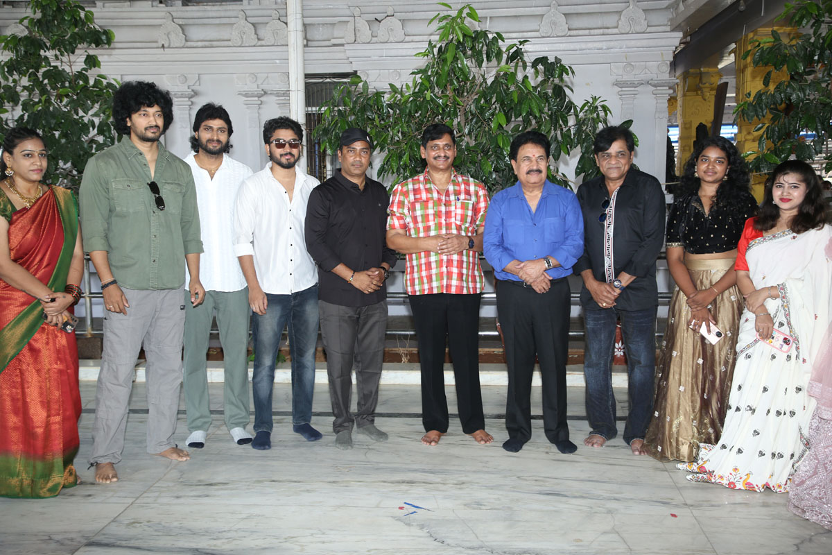 Telugu movie pooja celebration stills