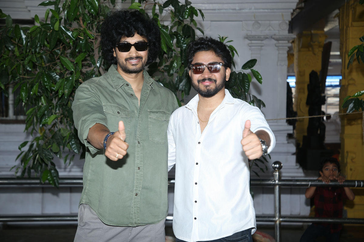 Film team posing during launch ceremony