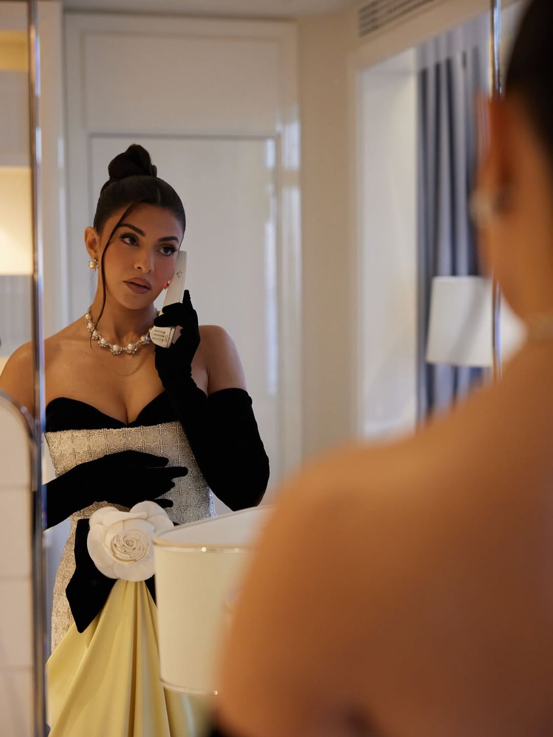 Mirror Selfie, But Make It Haute Couture
