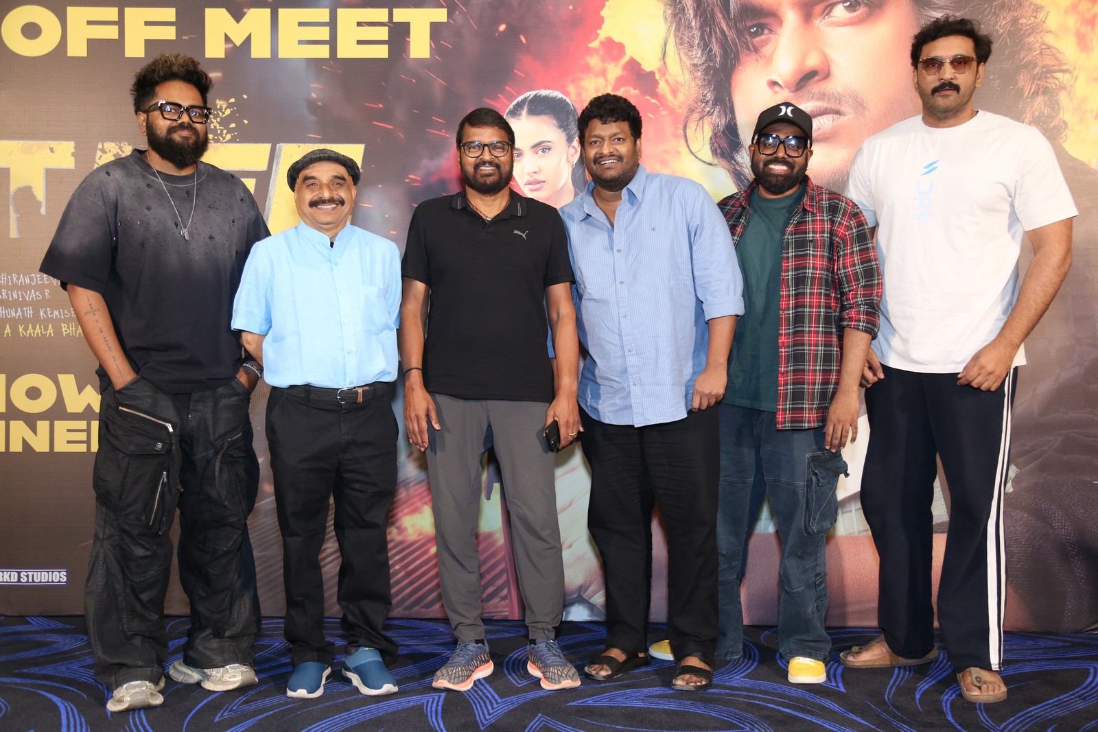 JETLEE cast and crew posing for media photos