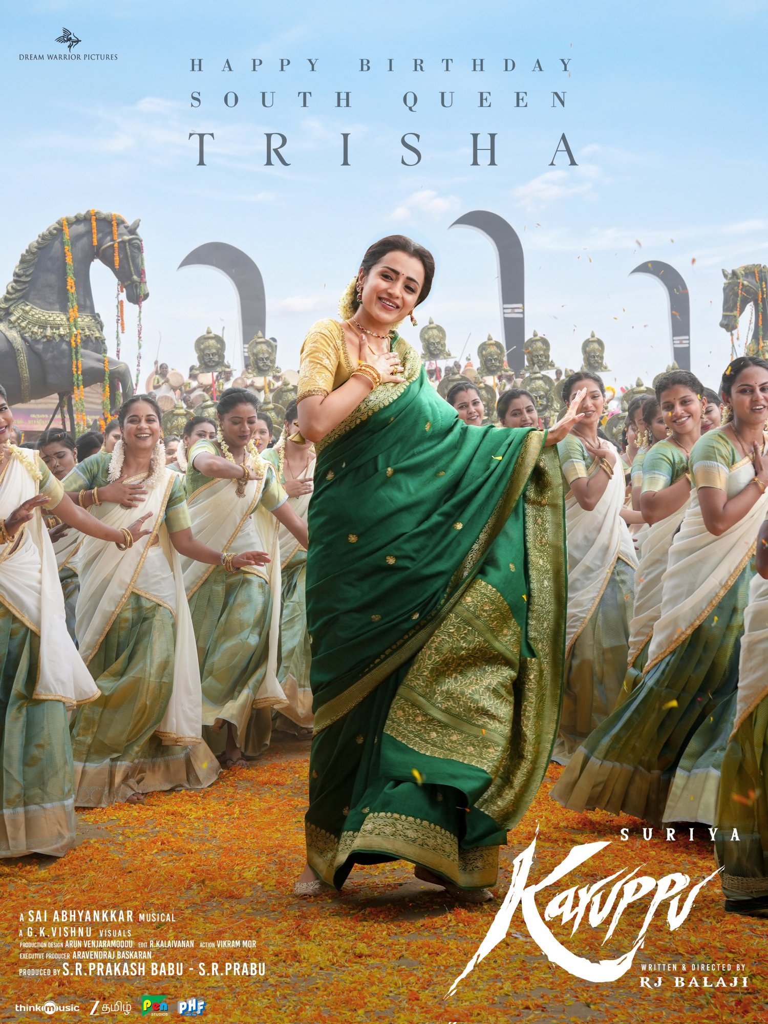 Trisha Krishnan birthday wishes from Karuppu team