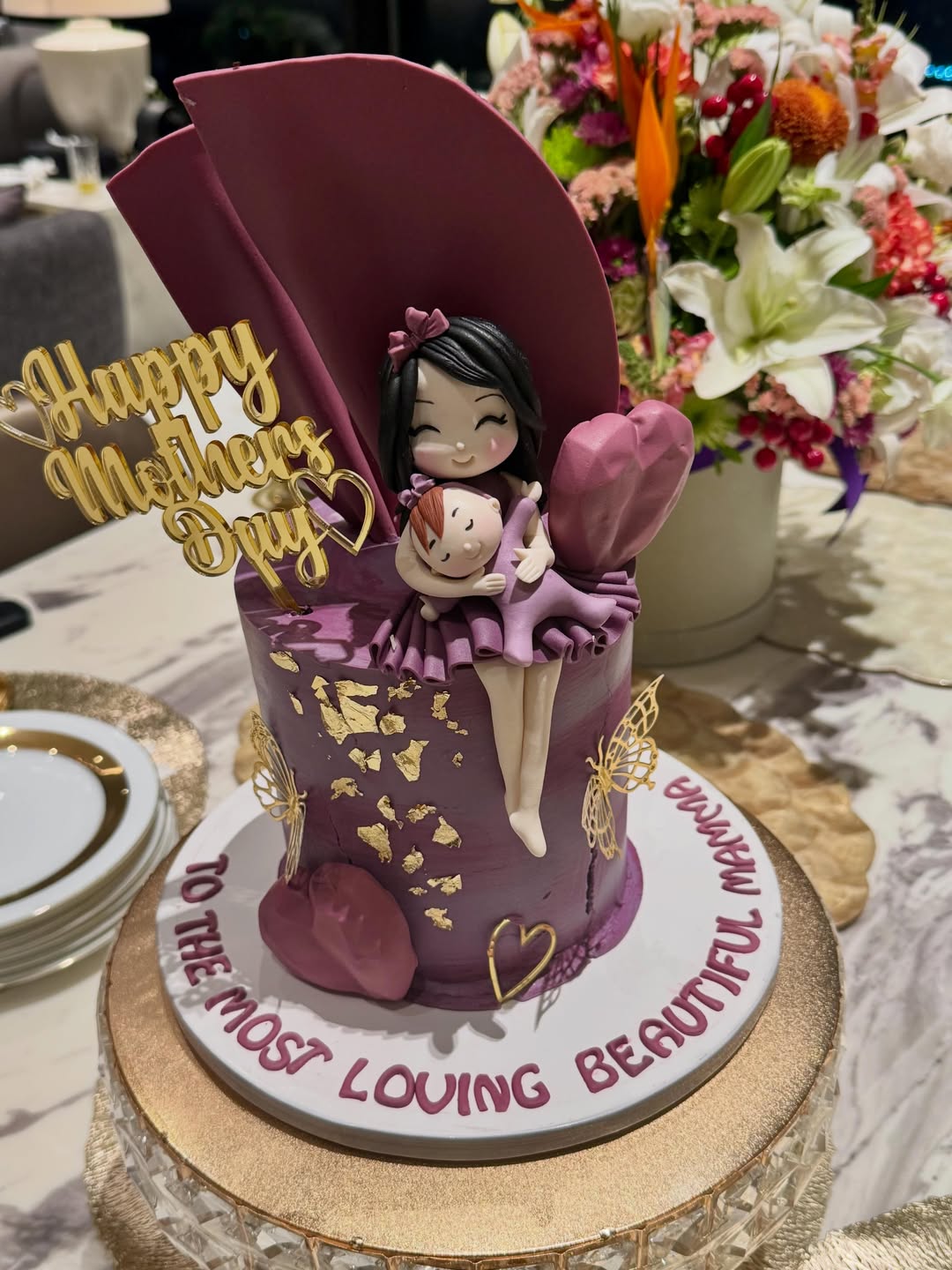 Cake Cutting and Cozy Family Moments