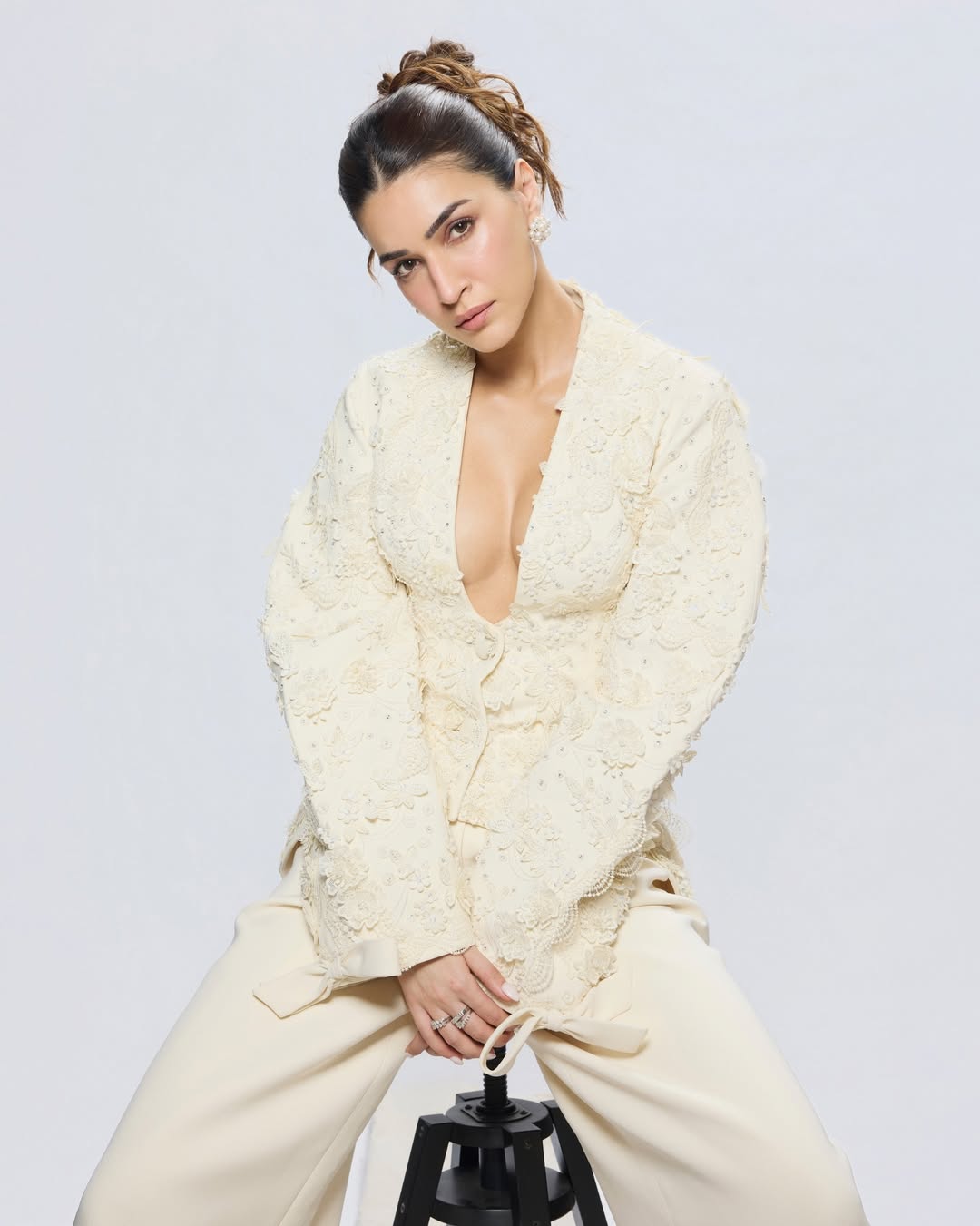 Ivory Power Dressing With A Glamorous Twist