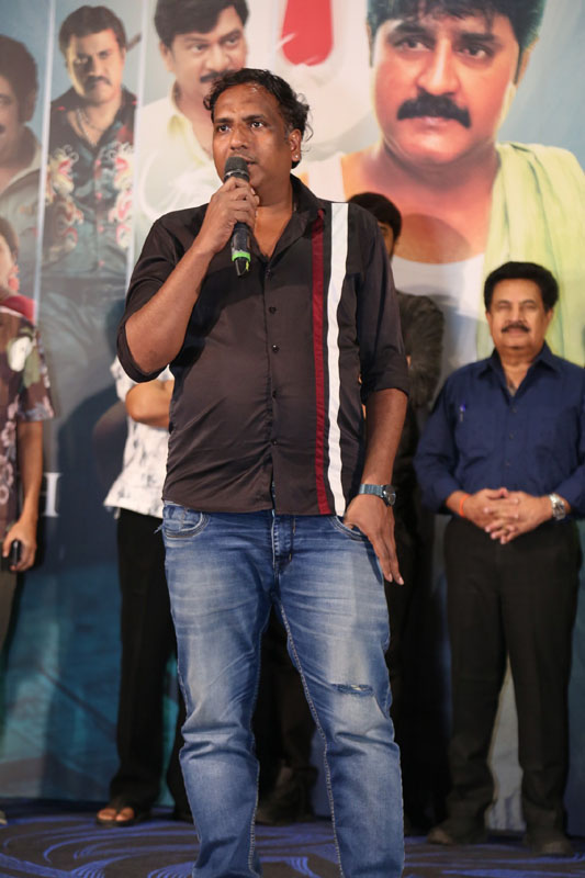 Diamond Ratnababu speaking at teaser launch
