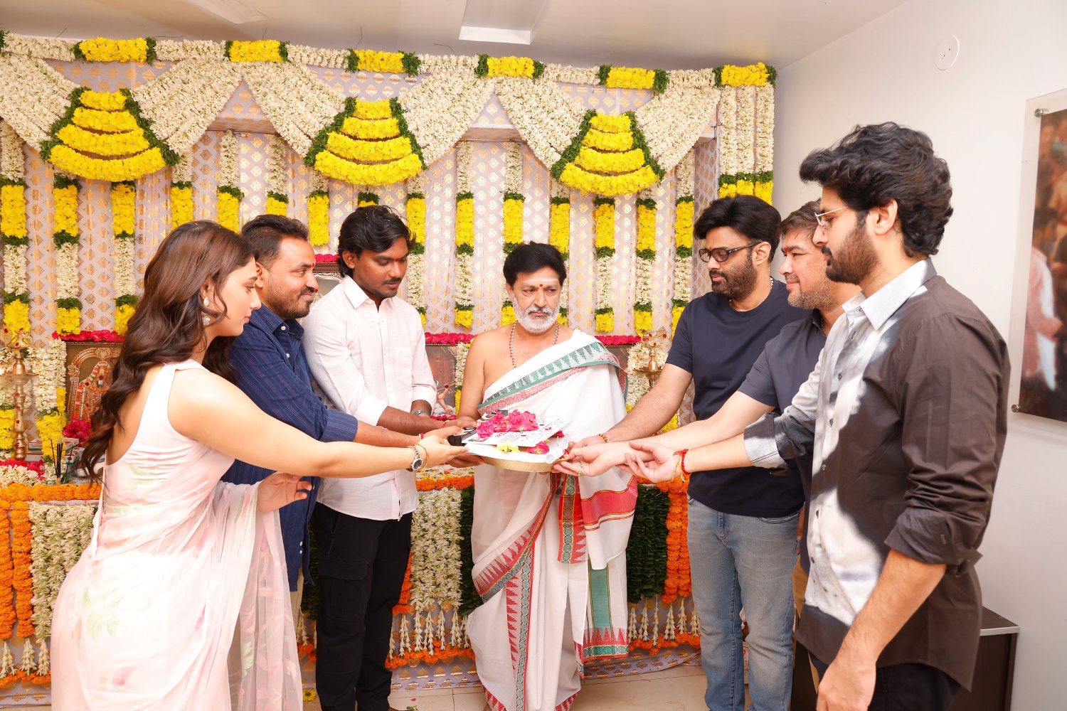 Nitin at new film launch event